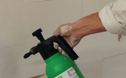 Εφαρμογή συστήματος Muffaway- Εμβύθιση Πλέγματος και Φινίρισμα