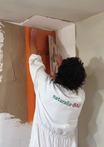 Εφαρμογή συστήματος Muffaway- Εμβύθιση Πλέγματος και Φινίρισμα