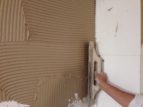 Εφαρμογή συστήματος Muffaway- Εμβύθιση Πλέγματος και Φινίρισμα