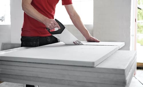 Εφαρμογή συστήματος Muffaway-Προετοιμασία πλακών